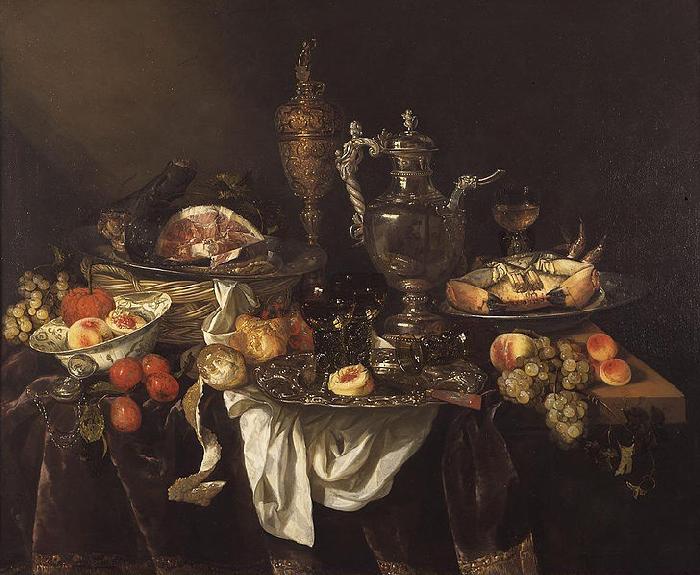 Abraham van Beijeren Banquet still life